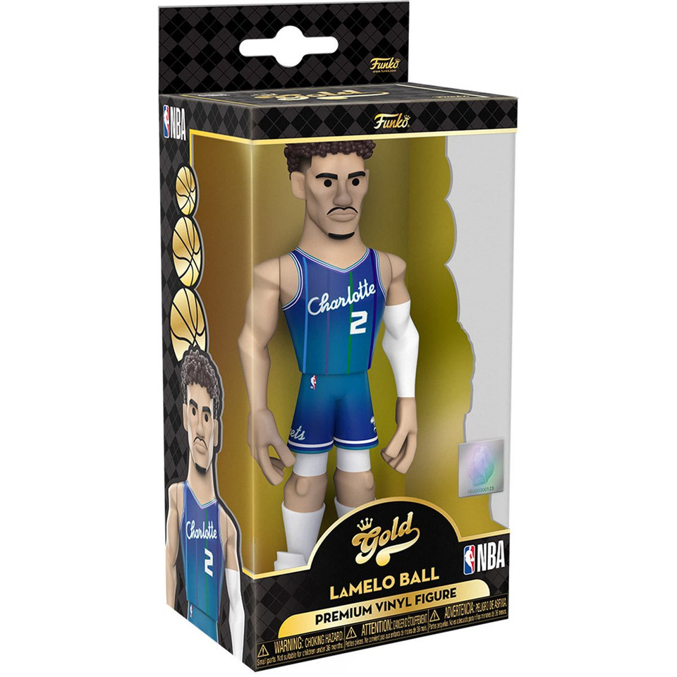 Funko NBA Hornets LaMelo Ball (City Edition 2021) 5-Inch  Vinyl Gold Figure Funko NBA Hornets LaMelo Ball (City Edition 2021) 5-Inch  Vinyl Gold Figure