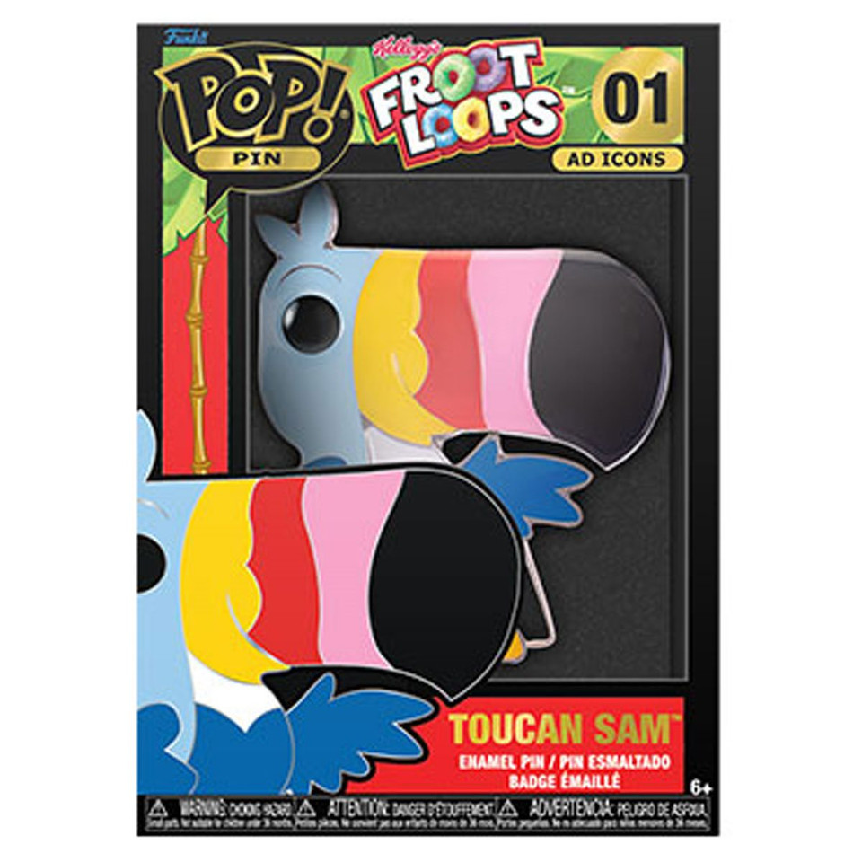 Funko Fruit Loops Toucan Sam Large Enamel Pop! Pin