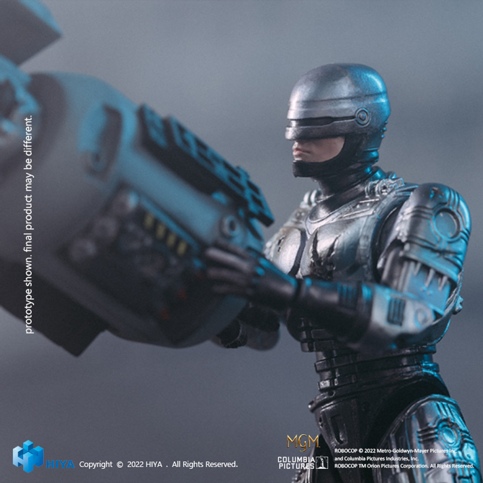 RoboCop ED-209 VS RoboCop Battle Damage 1:18 Scale Action Figure 2-Pack - San Diego Comic-Con 2022 Previews Exclusive