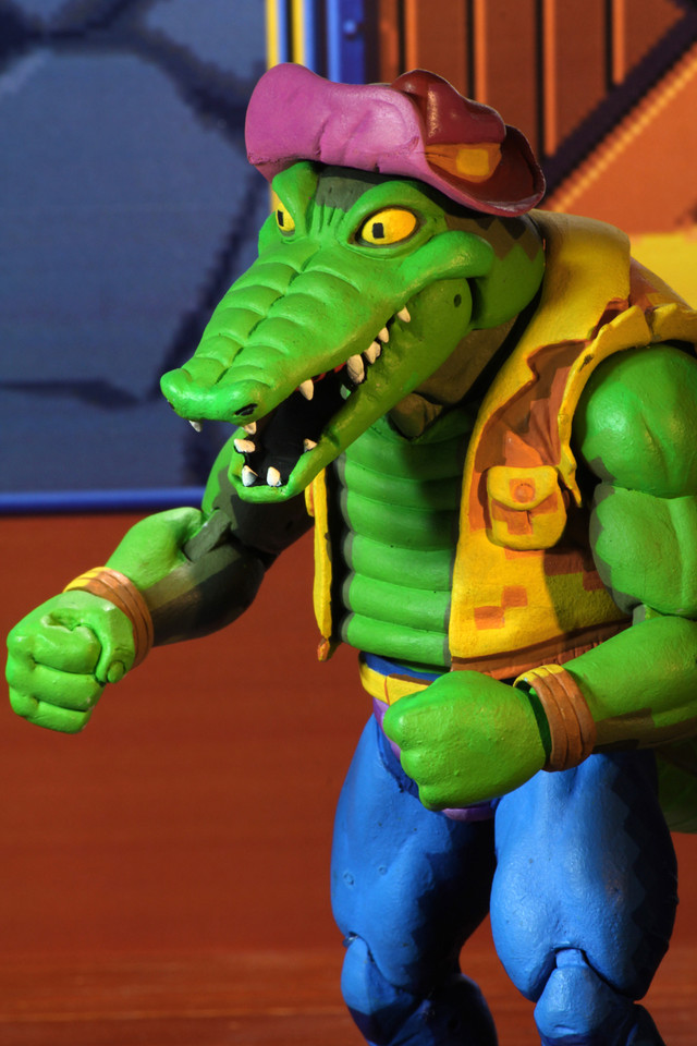 Teenage Mutant Ninja Turtles Turtles in Time Series 2 Leatherhead 7-Inch Action Figure - (Not Mint)