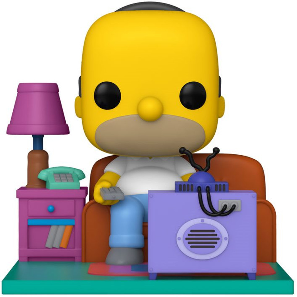 Funko Simpsons Couch Homer Watching TV Deluxe Pop! Vinyl Figure