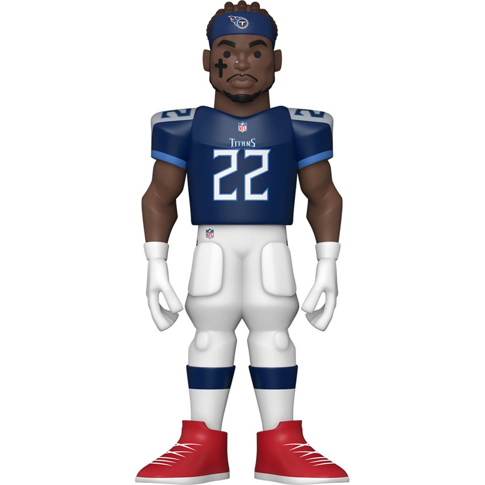 Funko NFL Titans Derrick Henry (Home Uniform) 5-Inch Vinyl Gold Figure