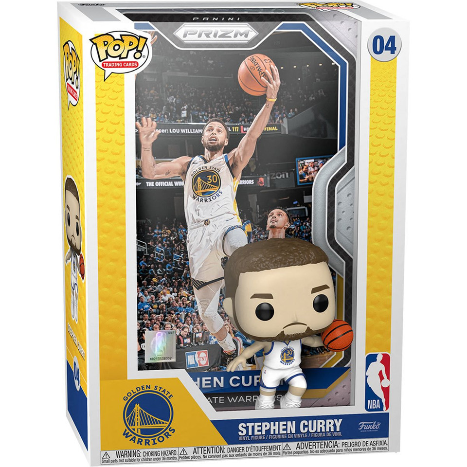 Funko NBA Stephen Curry Pop! Trading Card Figure with Case