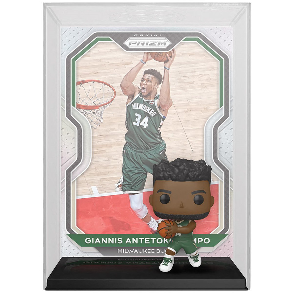 Funko NBA Giannis Antetokounmpo Pop! Trading Card Figure with Case