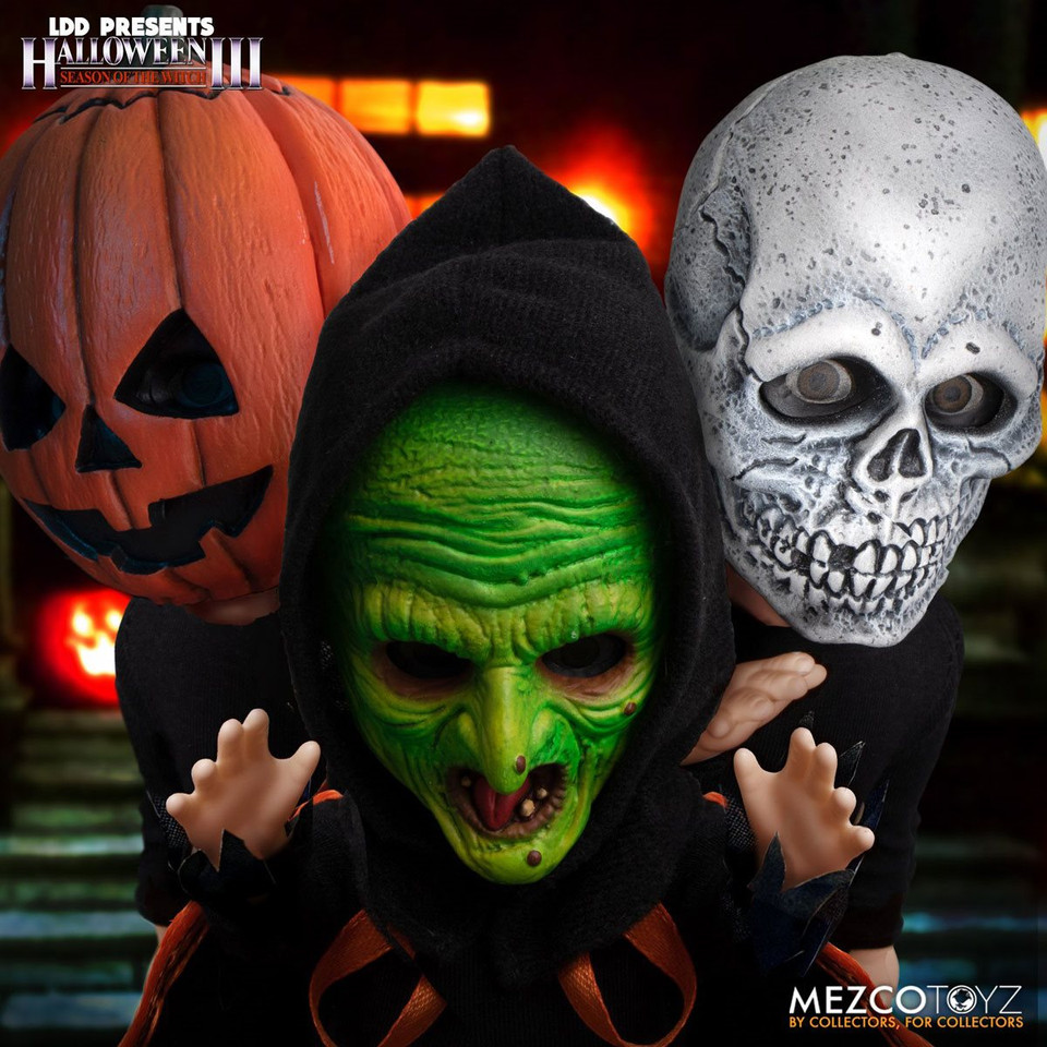 Mezco LDD Presents Halloween III Season of the Witch Trick-or-Treaters Boxed Set Mezco LDD Presents Halloween III Season of the Witch Trick-or-Treaters Boxed Set