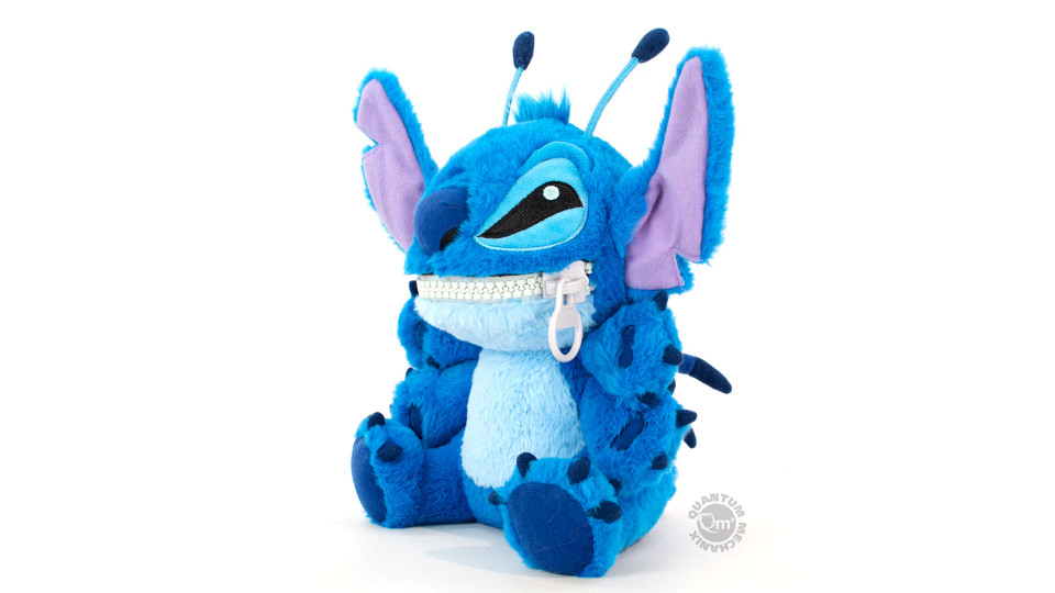 QMX Lilo & Stitch Stitch Zippermouth Plush