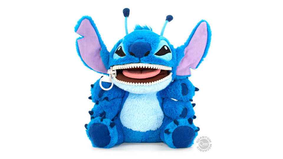 QMX Lilo & Stitch Stitch Zippermouth Plush