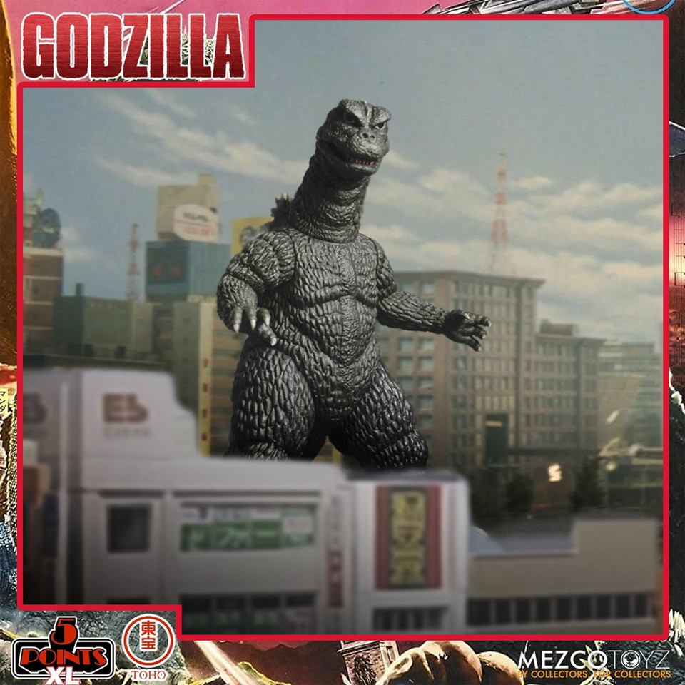Mezco Toyz Godzilla: Destroy All Monsters (1968) 5 Points XL Round 1 Boxed Set