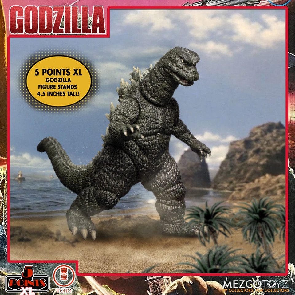 Mezco Toyz Godzilla: Destroy All Monsters (1968) 5 Points XL Round 1 Boxed Set