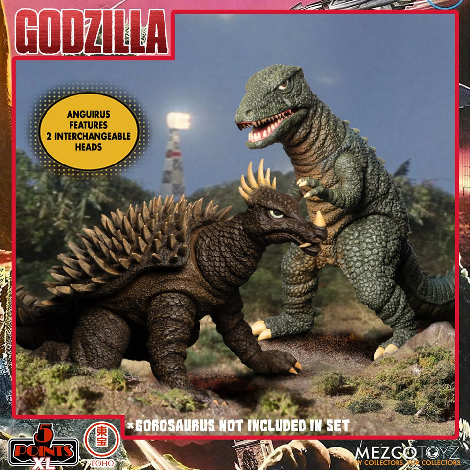 Mezco Toyz Godzilla: Destroy All Monsters (1968) 5 Points XL Round 1 Boxed Set