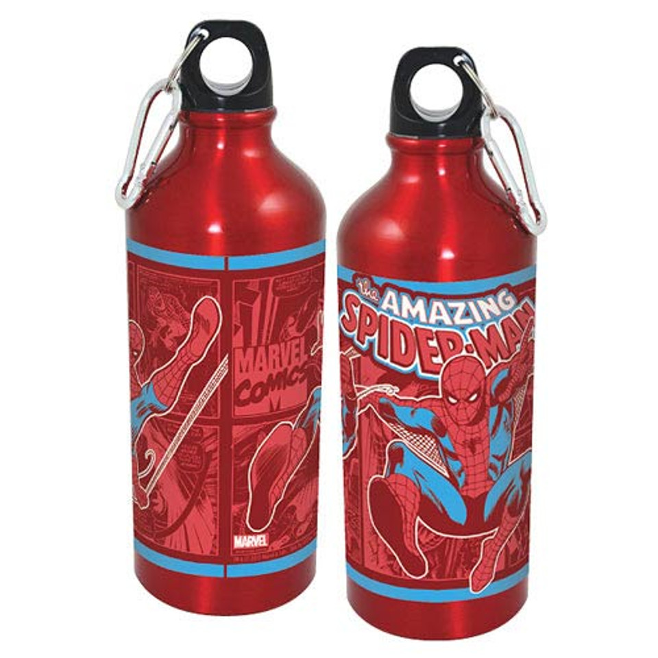 Spider-Man Collage Aluminum Water Bottle