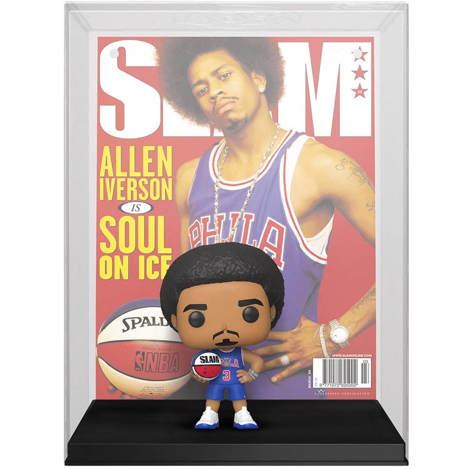 Funko NBA SLAM Allen Iverson Pop! Cover Figure with Case