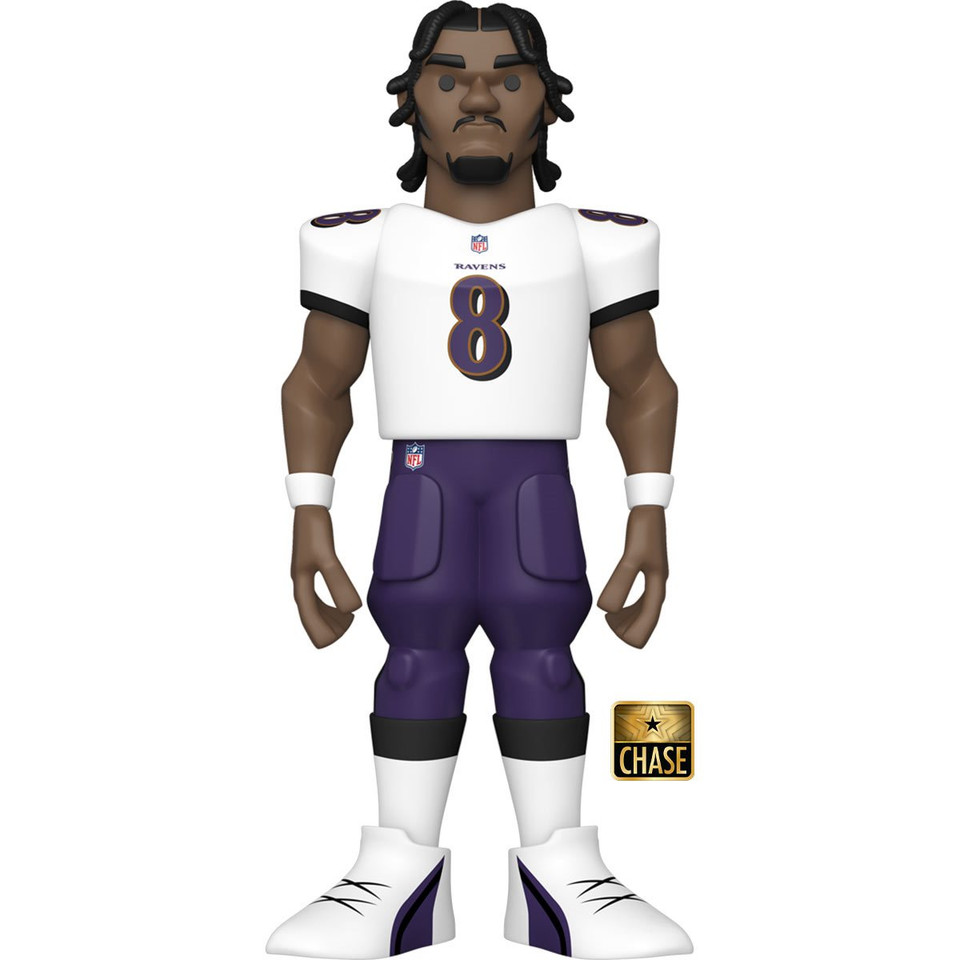 Funko NFL Ravens Lamar Jackson 12-Inch CHASE Vinyl Gold Figure