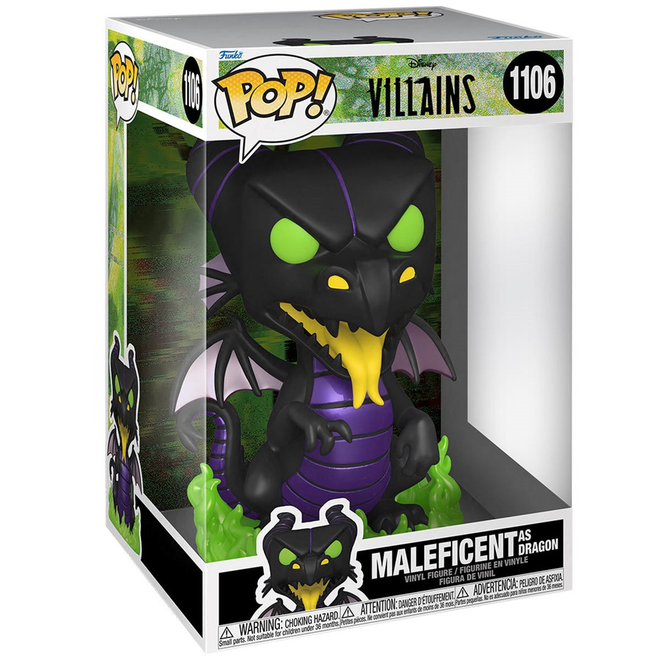 Funko Disney Villains Maleficent Dragon 10-Inch Jumbo Pop! Vinyl Figure