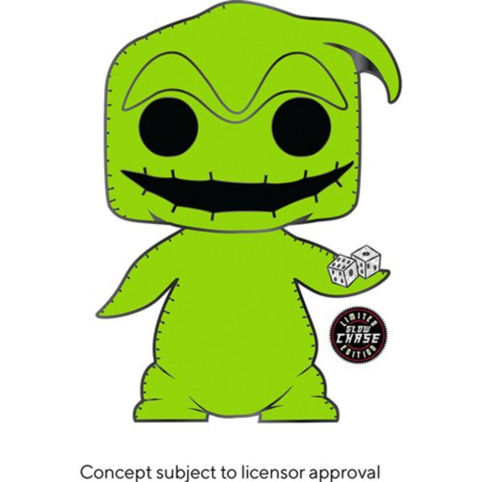 Funko The Nightmare Before Christmas Oogie Boogie Large CHASE Enamel Pop! Pin Funko The Nightmare Before Christmas Oogie Boogie Large CHASE Enamel Pop! Pin
