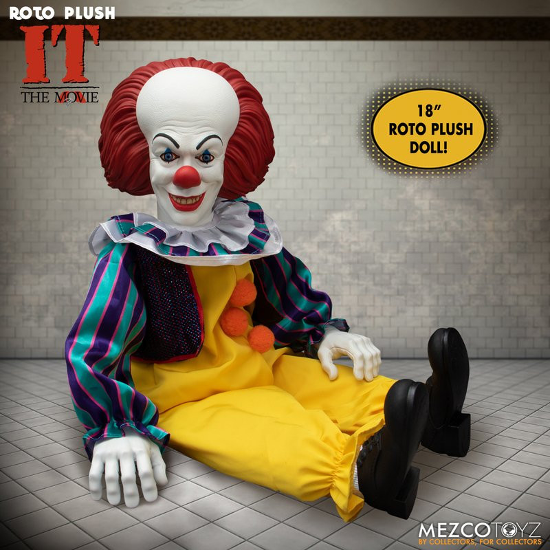 Mezco Toyz IT (1990): Pennywise MDS Roto 18-Inch Plush