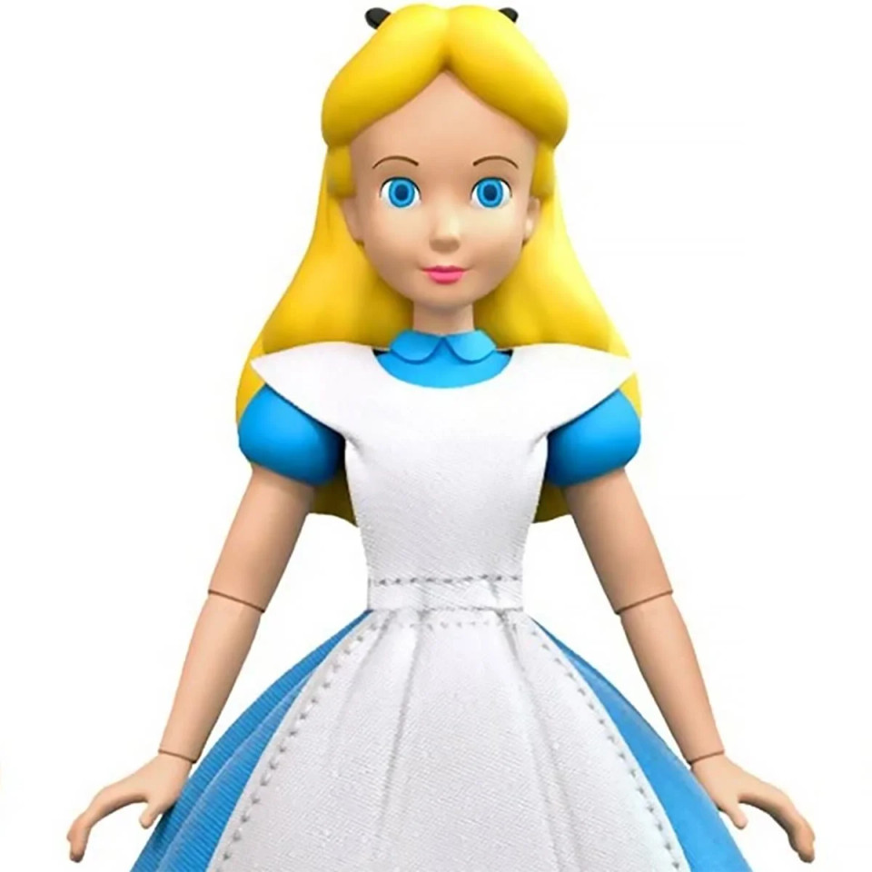 Super7 Disney Ultimates Alice in Wonderland Alice Action Figure Super7 Disney Ultimates Alice in Wonderland Alice Action Figure