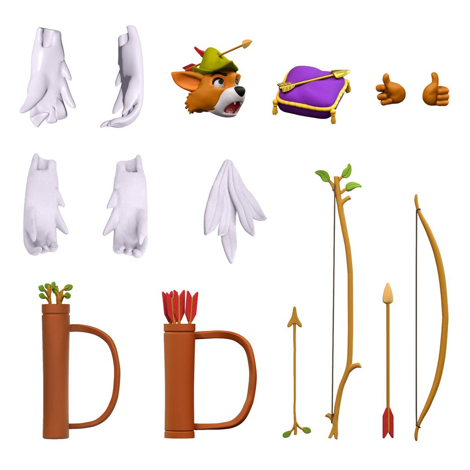 Super7 Disney Ultimates Robin Hood with Stork Costume Action Figure