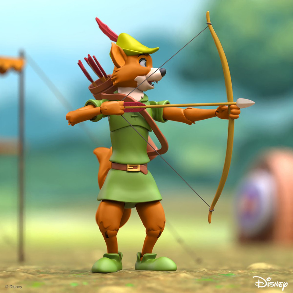 Super7 Disney Ultimates Robin Hood with Stork Costume Action Figure