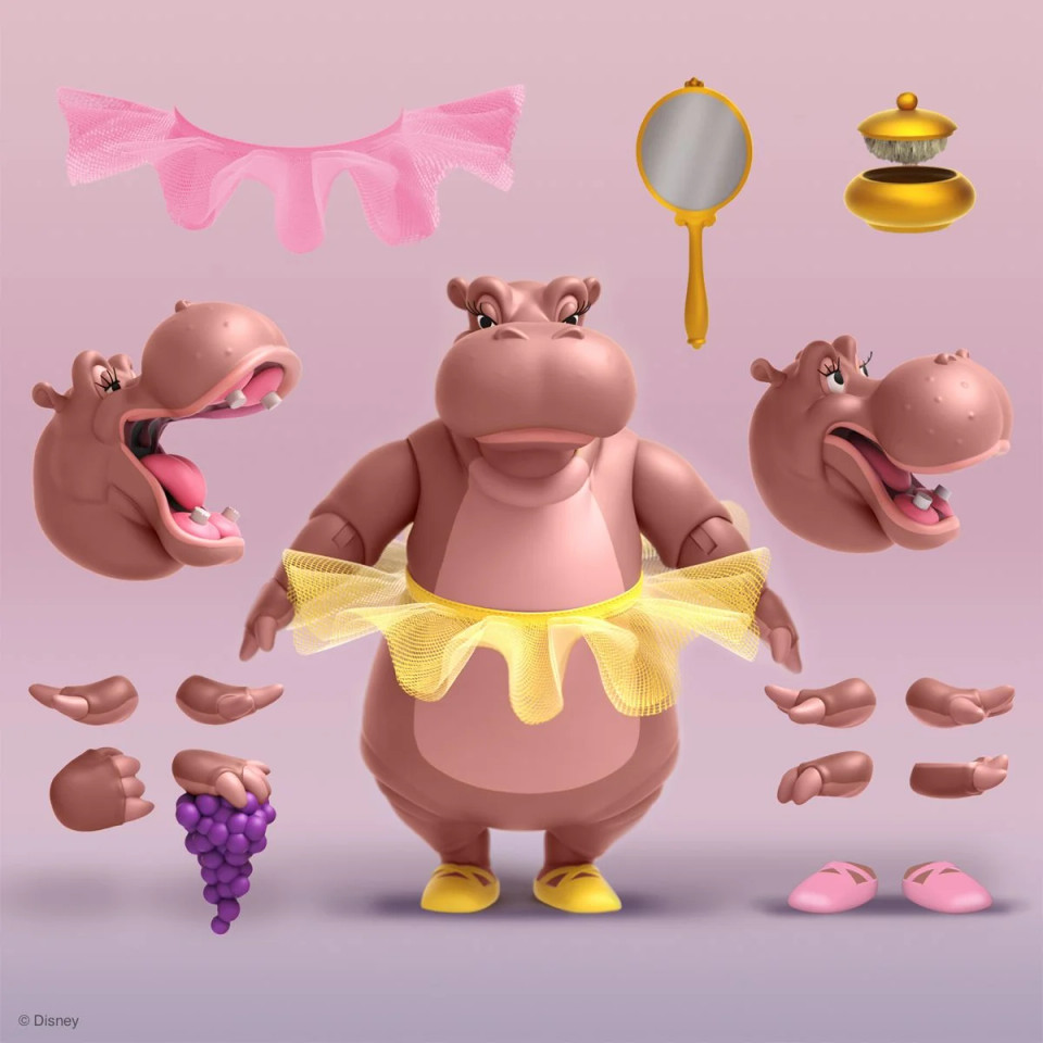 Super7 Disney Ultimates Fantasia Hyacinth Hippo Action Figure Super7 Disney Ultimates Fantasia Hyacinth Hippo Action Figure