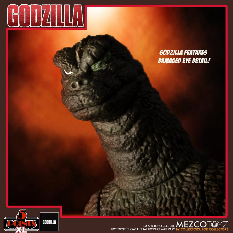 Mezco Toyz Godzilla 5 Points Hedorah vs. Godzilla Boxed Set