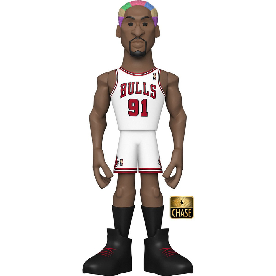 Funko NBA Legends Bulls Dennis Rodman 5-Inch Vinyl Gold CHASE Figure