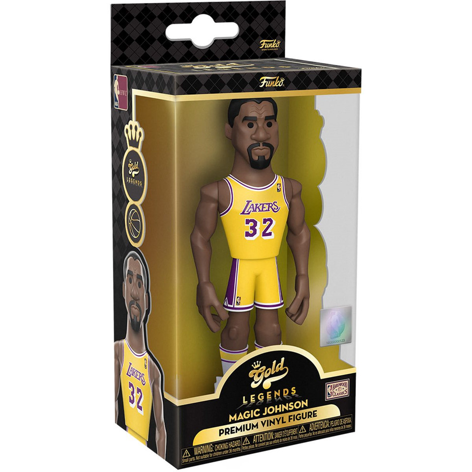 Funko NBA Legends Lakers Magic Johnson 5-Inch Vinyl Gold Figure Funko NBA Legends Lakers Magic Johnson 5-Inch Vinyl Gold Figure