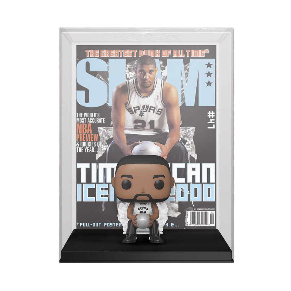 Funko NBA SLAM Tim Duncan Pop! Cover Figure with Case