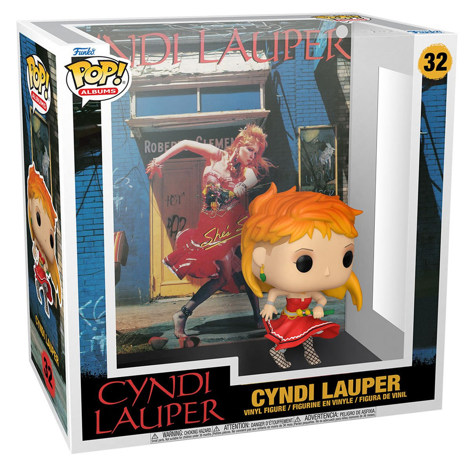 Funko Cyndi Lauper She's So Unusual Pop! Album Figure with Case