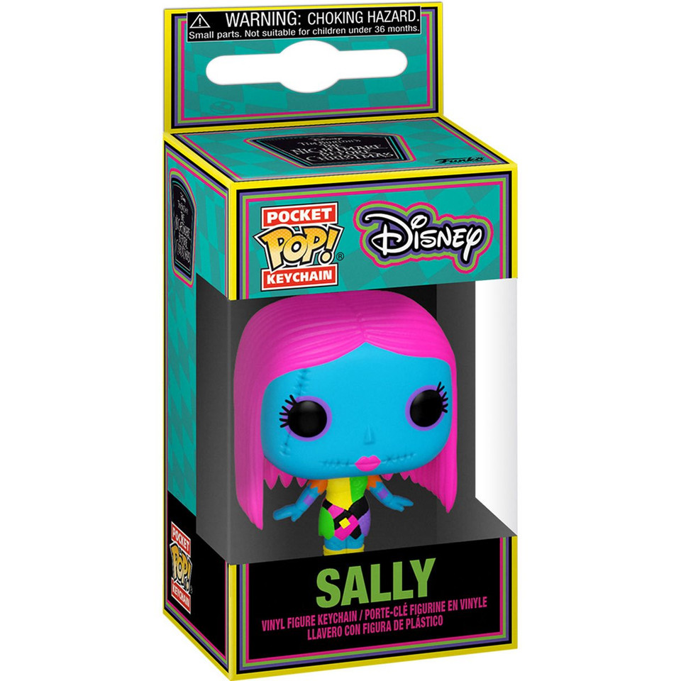 Funko The Nightmare Before Christmas Sally Blacklight Pocket Pop! Key Chain