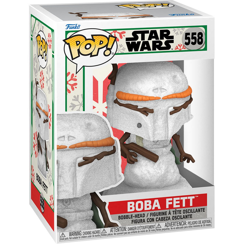 Funko Star Wars Holiday Boba Fett Snowman Pop! Vinyl Figure Funko Star Wars Holiday Boba Fett Snowman Pop! Vinyl Figure