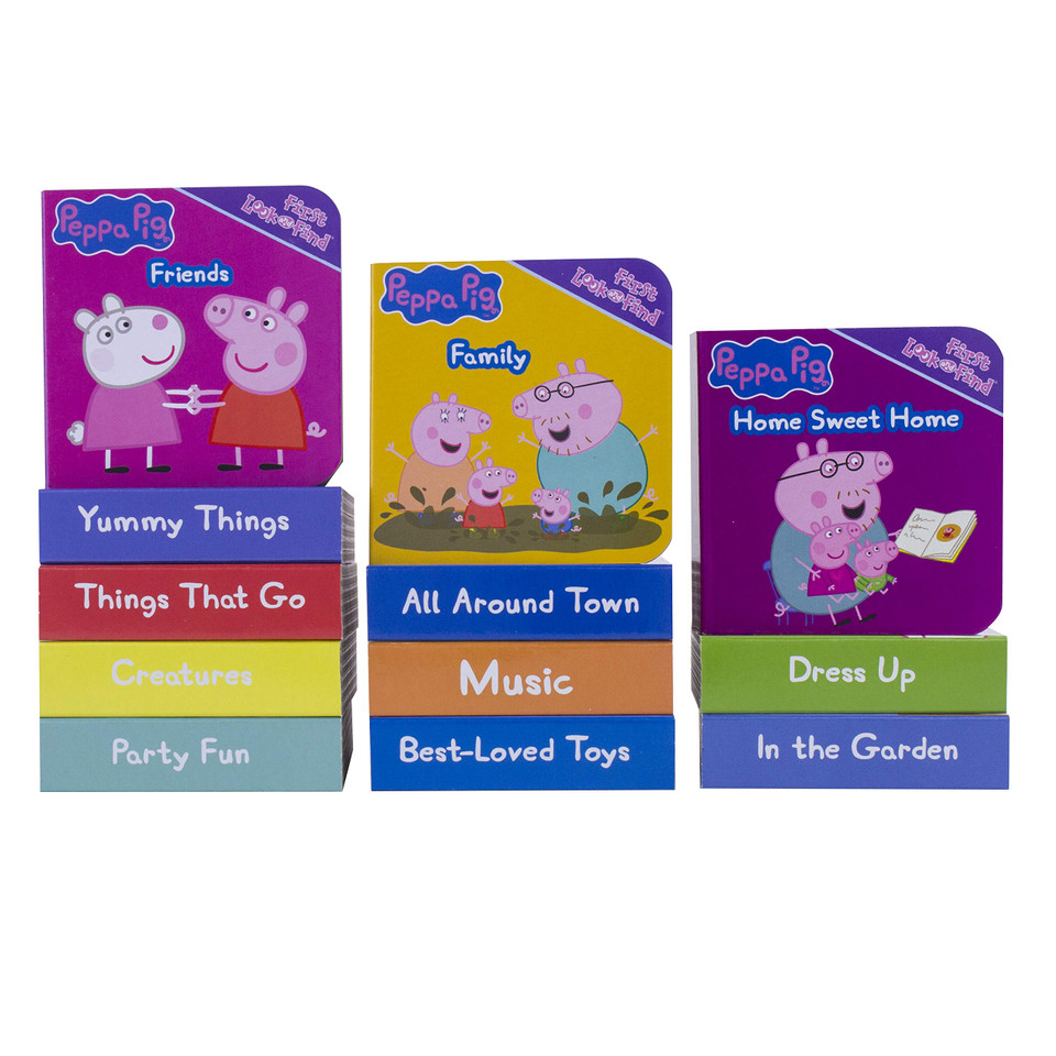 Peppa Pig - My First Library Board Book Block 12-Book Set Peppa Pig - My First Library Board Book Block 12-Book Set