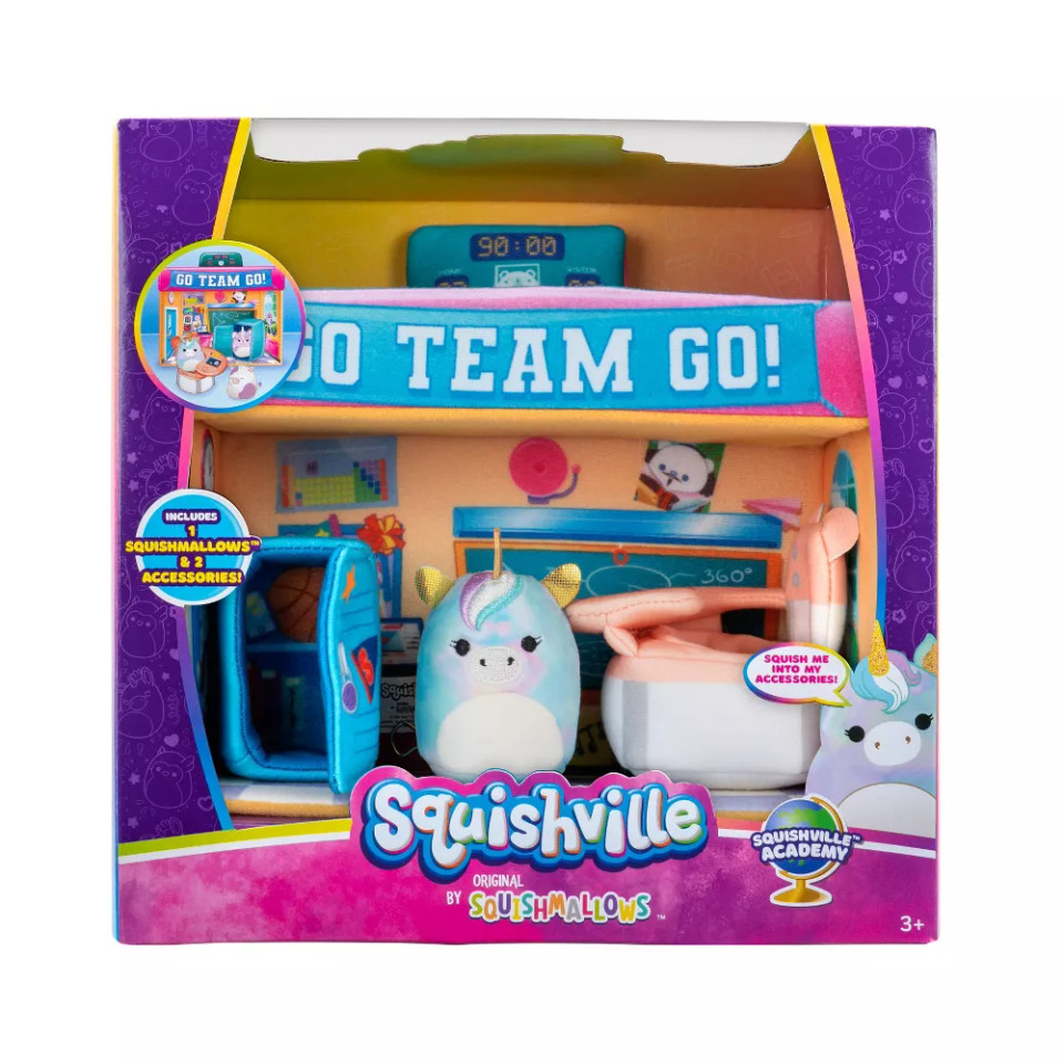 Jazwares Squishville Academy Deluxe Playset 2 inch Plush