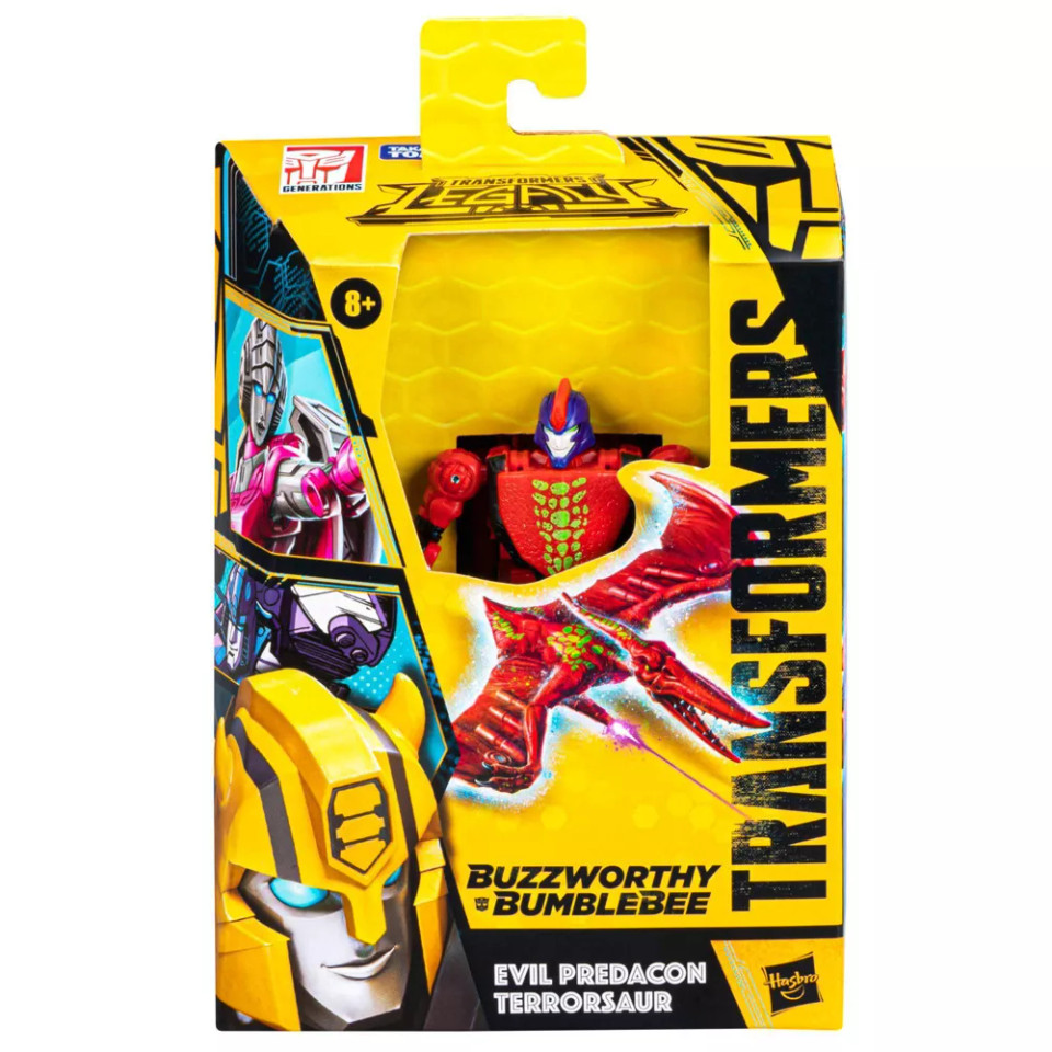 Transformers Buzzworthy Bumblebee Legacy Deluxe Evil Predacon Terrorsaur Action Figure Transformers Buzzworthy Bumblebee Legacy Deluxe Evil Predacon Terrorsaur Action Figure