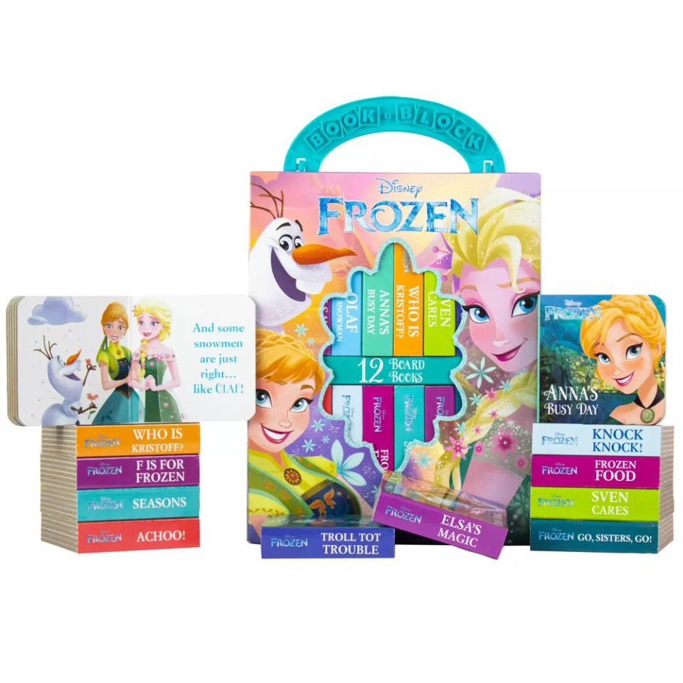 Disney Frozen 12 Board Book Set