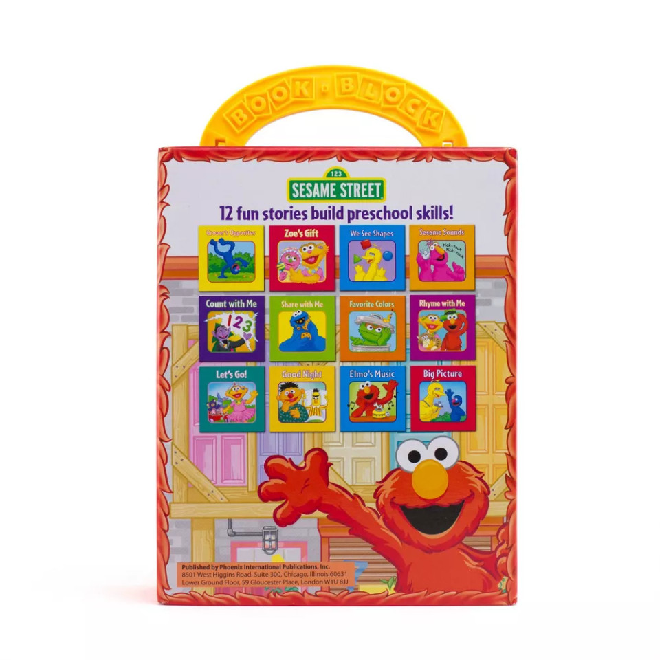 Sesame Street My First Library 12 Board Book Set