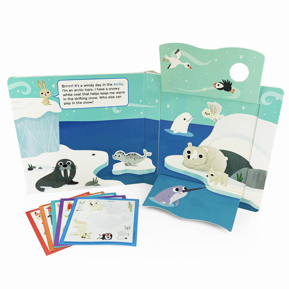 Colorforms Where Do I Live? Deluxe Board Book