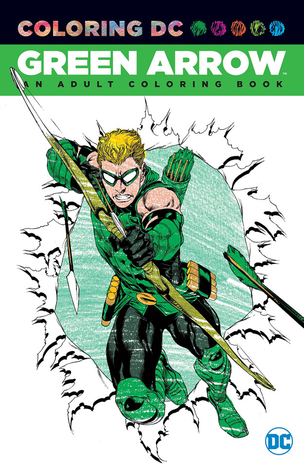 Coloring DC Green Arrow: An Adult Coloring Book