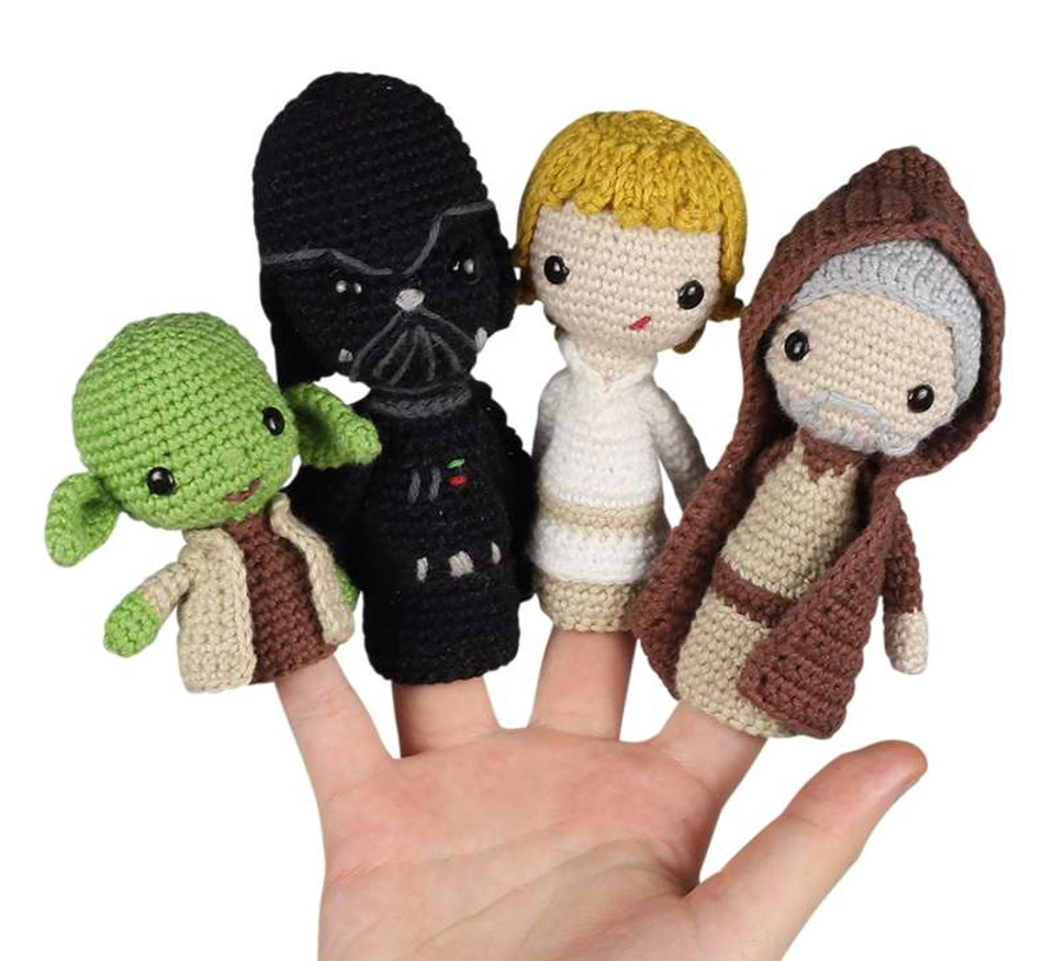 Star Wars Crochet Finger Puppets Kit Star Wars Crochet Finger Puppets Kit