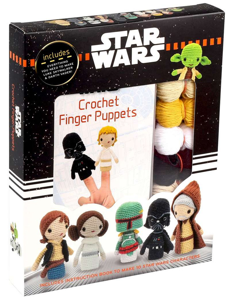 Star Wars Crochet Finger Puppets Kit Star Wars Crochet Finger Puppets Kit