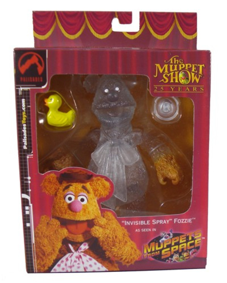 Muppets Invisible Spray Fozzie Action Figure