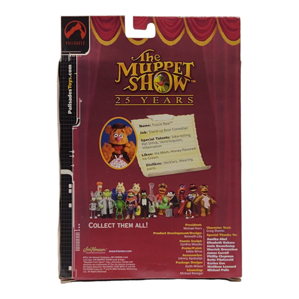 Palisades Muppets Invisible Spray Fozzie - Collectible Muppet Figurine Palisades Muppets Invisible Spray Fozzie - Collectible Muppet Figurine