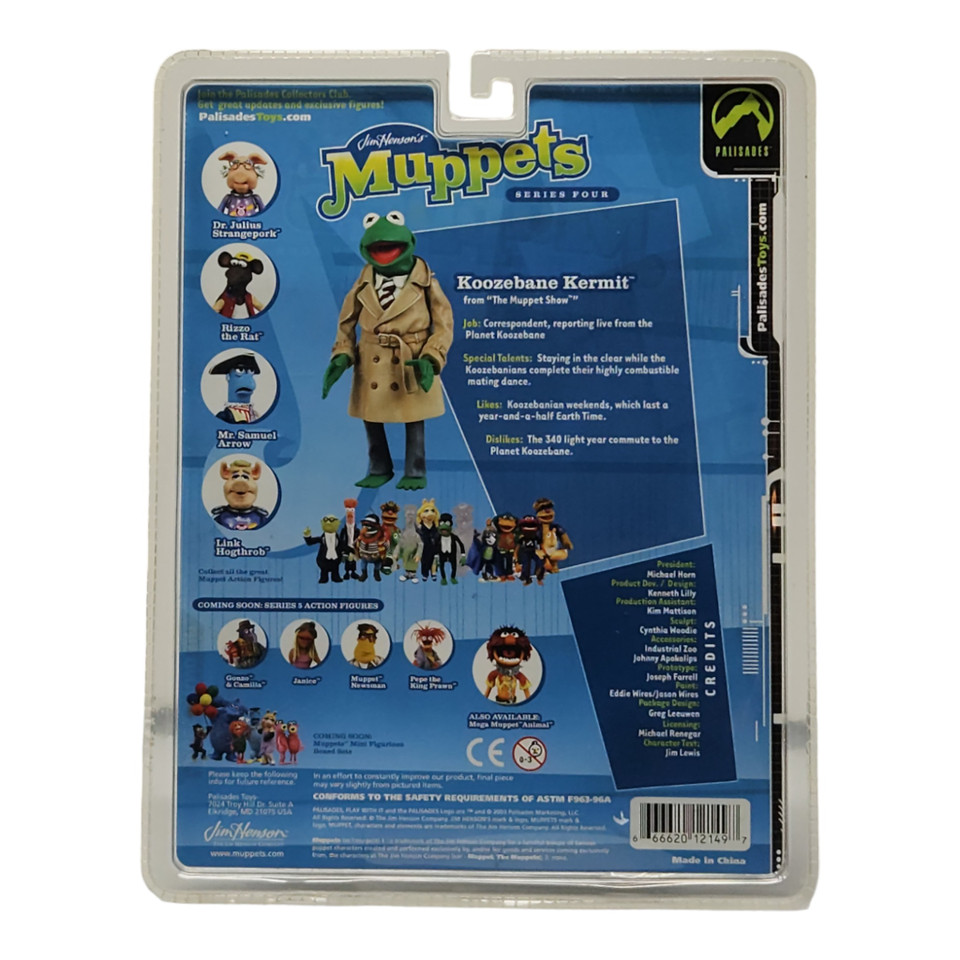 Palisades Muppets Series 4 Koozebane Kermit Action Figure - Target Exclusive Collectible