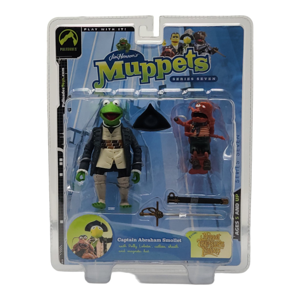 Palisades Muppets Series 7 Captain Abraham Smollet Action Figure - Collectible Pirate Adventurer Palisades Muppets Series 7 Captain Abraham Smollet Action Figure - Collectible Pirate Adventurer