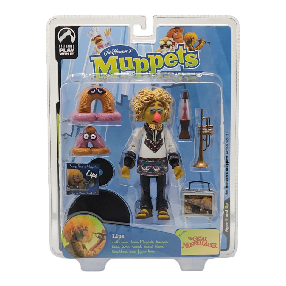Palisades Muppets Series 9 Lips Action Figure (White Shirt) - Collectible Jazz Band Maestro
