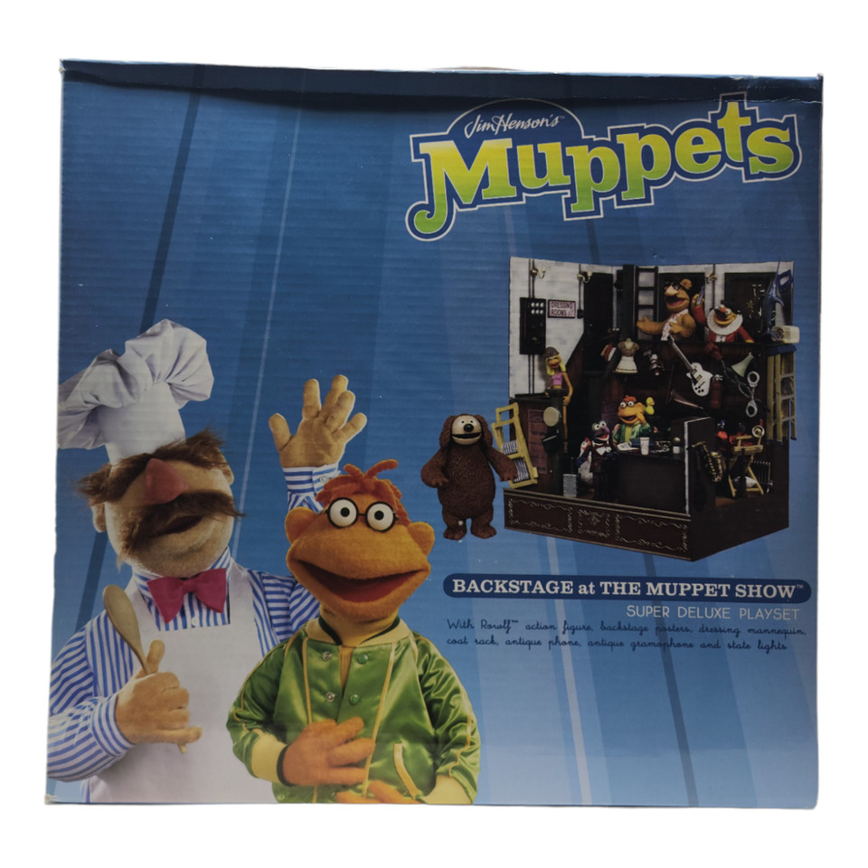 Palisades Muppets Backstage at The Muppet Show Super Deluxe Playset - Collectible Muppet Show Toy