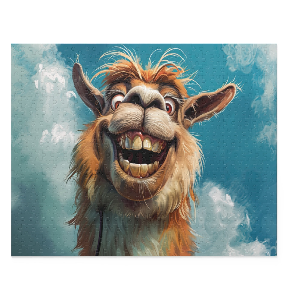 Epic Llama: Whimsical Realms Puzzle