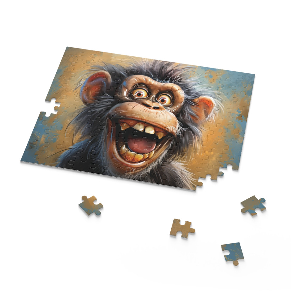 Hilarious ChimpExpressions Jigsaw: LaughOutLoud Caricature Puzzle