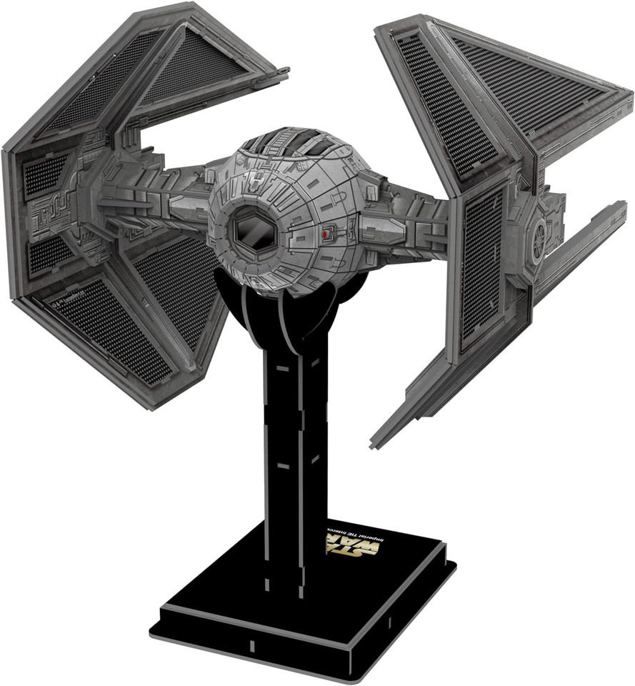 4D Cityscape Star Wars 3D Paper Model Kits - Imperial Tie Interceptor