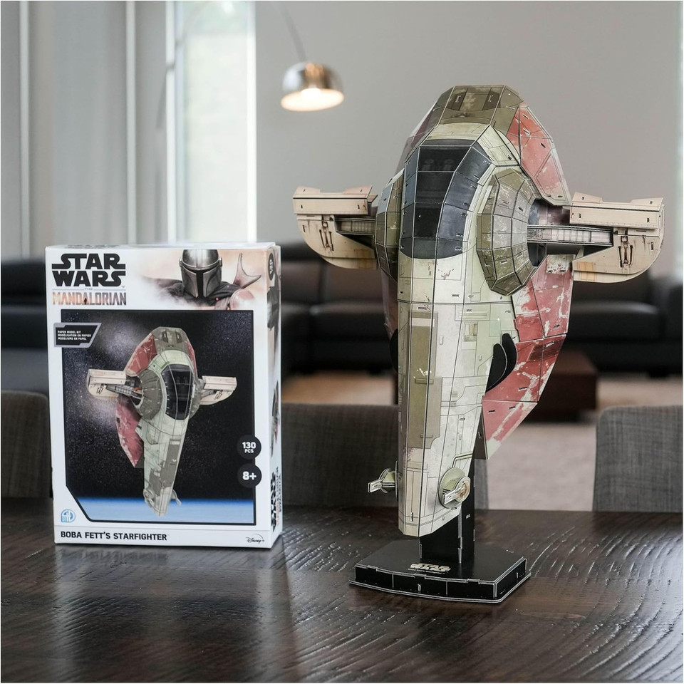4D Cityscape Star Wars 3D Paper Model Kits - Boba Fett's Starfighter 4D Cityscape Star Wars 3D Paper Model Kits - Boba Fett's Starfighter